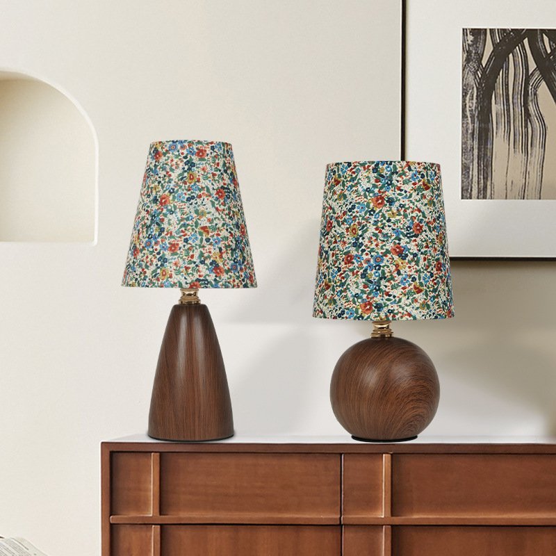 French Vintage Floral Table Lamp - Image 4