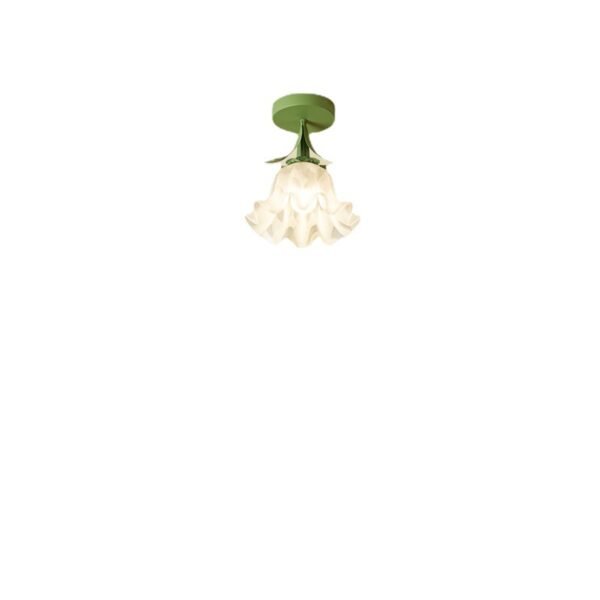 Creamy Lily of the Valley Ceiling Light