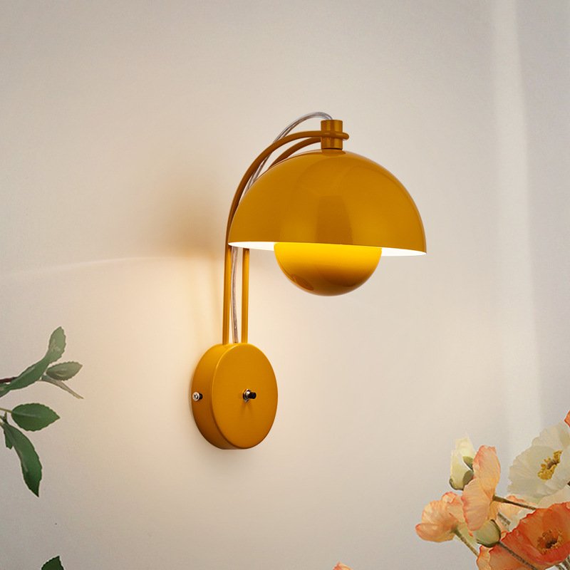 Nordic Minimalist Creative Mushroom Wall Light - Image 3