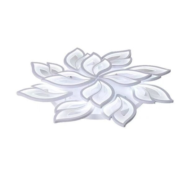 Three colours changing light petal ceiling lamp