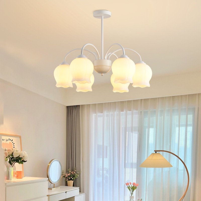 Creamy Windchime Orchid Pendant Light - Image 2